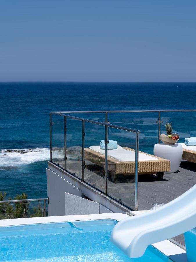 Icarus Luxury Beachfront Villa Gialiskari  Ngoại thất bức ảnh